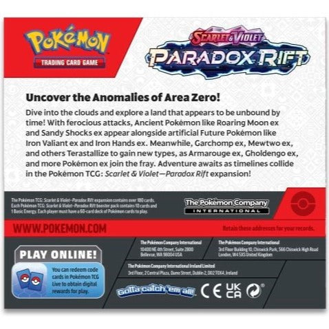 Pokémon: Paradox Rift Booster