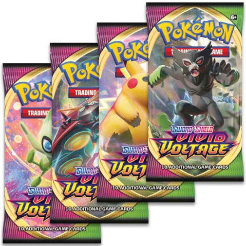 vivid voltage booster box retail price ebay Pokmon TCG: Sword & Shield Look for 11 powerful Pokmon V and 6 enormous Pokmon VMAX randomly inserted in some packs Booster Box Prices | Pokemon