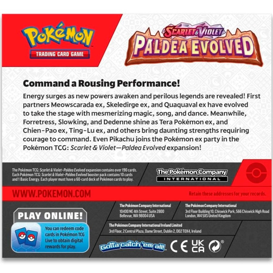 Pokémon: Paldea Evolved Booster